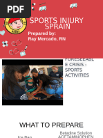 BLS - Sports Injury - Sprain