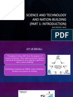 STS WEEK 3-4 Science and Technology and Nation-Building