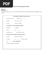 IELTS Listening Practice