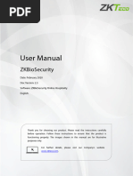 User Manual ZKBioSecurity Online Hospitality