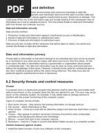 Data Security and Controls