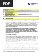 pt1617 05 MSC Management and Entrepreneurship Course Specification 133041807216715997