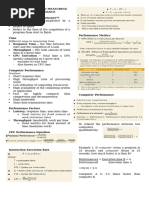 Comp Org Notes On Measuring Cpu Performance