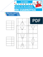 Funcion Cuadratica para Tercer Grado de Secundaria