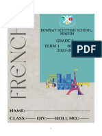 French - G6 - Term 1 - Booklet 1 (2023-24)