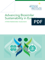 IQVIA, 2018 Advancing Biosimilar Sustainability in Europe