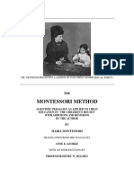 The Montessori Method Autor Maria Montessori