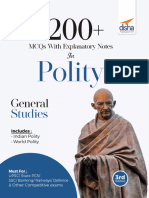 1200 MCQs With Explanatory Notes For Polity Disha