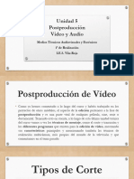 U5 Postproduccion Audio Video