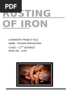 Rusting of Iron DDX