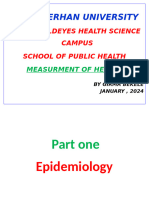 Introduction To Epidemiology