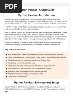 Unit - 1 - Python Pandas