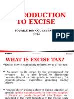 EXCISE Introduction