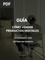 Guía Cómo Vender Productos Digitales