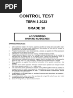 Grade 10 Control Test 2023 - T3 MG