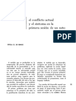 El Conflicto Actual y El Síntoma en La Primera Sesión de Un Niño. ESTELA G. de REMUS