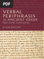 Bentein, Klaas - Verbal Periphrasis in Ancient Greek - Have - and Be - Constructions-Oxford University Press (2016)