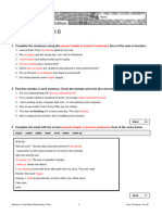 Sol3e Elem U3 Progress Test B