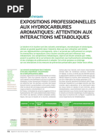 Expositions Professionnelles Aux Hydrocarbures Aromatiques: Attention Aux Interactions Métaboliques