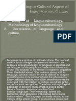 Lecture 1-Linguoculturology