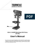 Shih Li SLM5S Benthop Drill Press User Manual