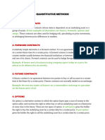 Quantitative Methods (Sheet)