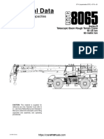 Link Belt RTC 8065 Rough Terrain Crane Technical Data