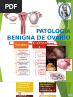 Patologia Benigna de Ovario y CA de Ovario