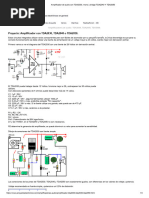 Amplificador de Audio Con TDA2030, Mono y Bridge TDA2040 Y TDA2050