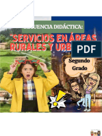 Secuencia Didáctica. Los Servicios en Áreas Rurales y Urbanas. Segundo Grado