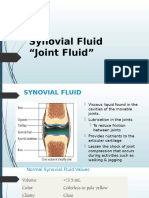 Synovial Fluid