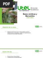 UTEL Bases Jurídicas y Mercantiles. Semana 2