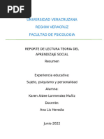 Reporte de Lectura-Teoria Del Aprendizaje Social