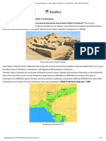 History and Discovery - Indus Valley Civilization - Lucent For GK - UPSC PDF Download