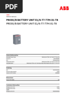 1SDA058258R1 pr030 B Battery Unit E1 6 t7 t7m x1 t8