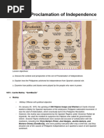 GROUP 4 The Act of Proclamation of Independence