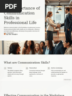 The Importance of Communication Skills in Professional Life