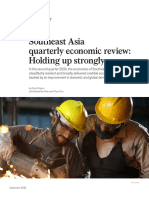 Southeast Asia Quarterly Economic Review Holding Up Strongly