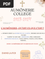 Aumonerie College 2023 2024