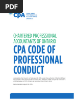 CPA Ontario Code of Professional Conduct