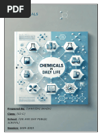 Study of Chemicals Used in Daily Life