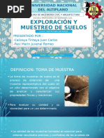 Exploración y Muestreo de Suelos