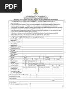 Thulamela Employment Application Form