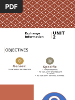 Unit 2 - Exchange Information