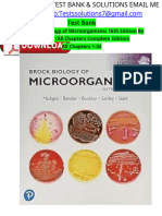 Test Bank: For Brock Biology of Microorganisms 16th Edition by Madigan (All Chapters Complete Edition) Chapters 1-34