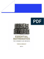 (FREE PDF Sample) Essential Mathematics For Economics and Business 3ed Ebooks