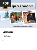 Espaces Confinées - Procédure