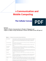 Wireless Communication and Mobile Computing: The Cellular Concept