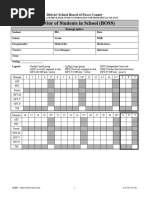 BOSS Observation Form