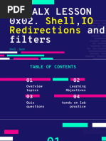 0x02 Shell, IO Redirections and Filters